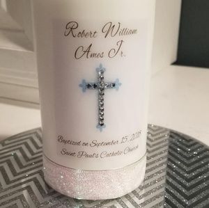 Personalized Baptism Candle